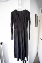 Zwarte midi jurk met details InWear maat S, Kleding | Dames, Jurken, Zwart, Ophalen of Verzenden, Maat 36 (S), Inwear