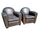 2x schapenleren Moustache fauteuil + BEZORGING GRATIS