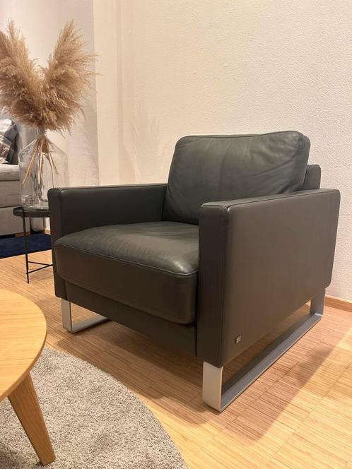 Rolf Benz stoel Ego, Huis en Inrichting, Fauteuils, Zo goed als nieuw, Leer, 75 tot 100 cm, Ophalen