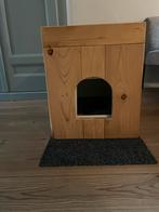 Kattenbak ombouw steigerhout, Dieren en Toebehoren, Kattenbakken, Ophalen, Zo goed als nieuw