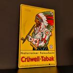 Cruwell Tabak Reclamebord Inka Duits Winkel Display Jaren 50, Reclamebord, Gebruikt, Ophalen of Verzenden