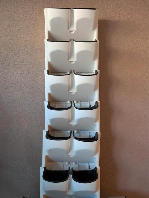 Verticale tuin bakjes, Tuin en Terras, Bloembakken en Plantenbakken, Gebruikt, Kunststof, Binnen, Tuin, Minder dan 30 cm, Minder dan 60 cm