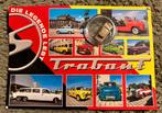 Trabant ansichtkaarten met kleine Trabant en stukje muur, Ophalen of Verzenden