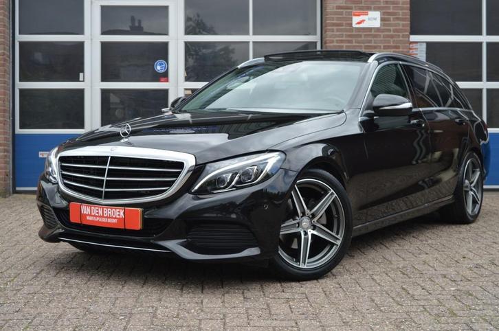 Mercedes-benz C-klasse Estate 180 Prestige | AUT - PANO - NA, Auto's, Mercedes-Benz, Bedrijf, C-Klasse, ABS, Adaptieve lichten