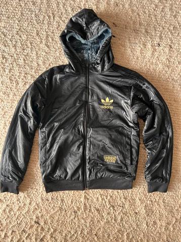 Adidas Chile 62 Winterjas Zwart/Goud Vintage M/L beschikbaar voor biedingen