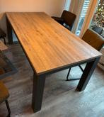 Houten Eettafel, Huis en Inrichting, Gebruikt, 100 tot 150 cm, Eikenhout, Ophalen of Verzenden