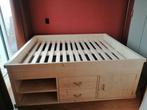 nieuw leuke stevige bed steigerhout, 90 cm, Eenpersoons, Steigerhout, Nieuw