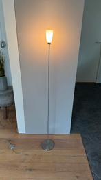 Mooie Ligne Roset vloerlamp, rvs met glazen kelk., Ophalen, 100 tot 150 cm, Zo goed als nieuw, Metaal