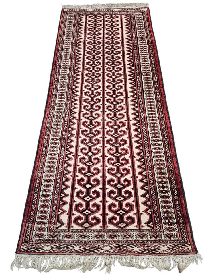 Handgeknoopt Perzisch wol Beloutch tapijt loper 78x188cm, Huis en Inrichting, Stoffering | Tapijten en Kleden, Zo goed als nieuw