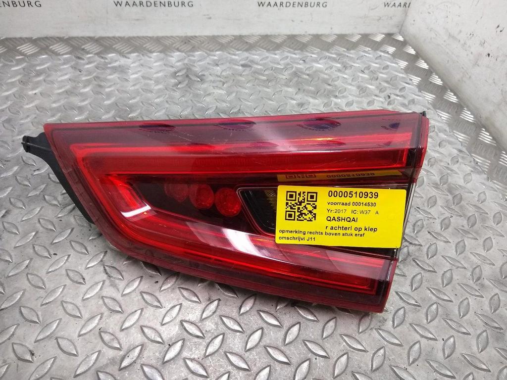 NISSAN QASHQAI ACHTERLICHT R 2017, Ophalen of Verzenden, Gebruikt, Stiba lid