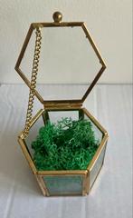 Gouden Ringen Doosje met Glas, Ophalen of Verzenden