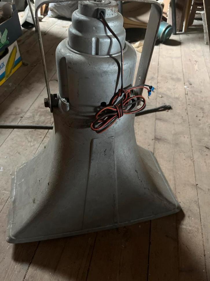 Vintage Industriële Luidspreker, Antiek en Kunst, Curiosa en Brocante, Ophalen