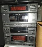 2x Stereo torens (JVC, Sharp) ongetest!, Ophalen of Verzenden, Gebruikt, Cd-speler, Overige merken