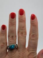 X886 Prachtige zilveren Navajo ring maat 20,5, 20 of groter, Ophalen of Verzenden, X, Met edelsteen