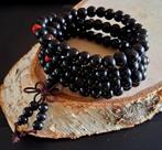 Mala (Boeddha) ketting zwarte kralen, Sieraden, Tassen en Uiterlijk, Armbanden, Zwart, Nieuw, Ophalen of Verzenden, Met bedels of kralen