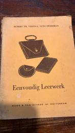 Eenvoudig leerwerk handvaardigheid leer bewerken, Gelezen, Ophalen of Verzenden