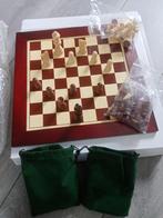Nieuw! Luxe houten spellendoos met o.a. schaken, backgammon., Nieuw, Ophalen of Verzenden