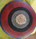Kleurrijk BAMILEKE schild, Antiek en Kunst, Kunst | Niet-Westerse kunst, Verzenden