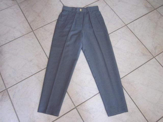 BROEK ZERRES GRIJS NETTE PANTALON Viscose/linnen M 38/40, Maat 38/40 (M), Verzenden, Zo goed als nieuw, Zerres