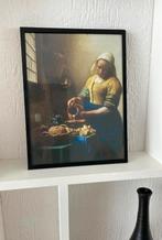 Melkmeisje - Johannes Vermeer - Ingelijst 30x40, Antiek en Kunst, Kunst | Schilderijen | Klassiek, Ophalen