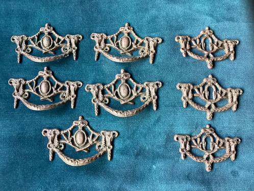 Messing handvatten voor ladekastje, Antiek en Kunst, Antiek | Meubels | Kasten, Ophalen of Verzenden