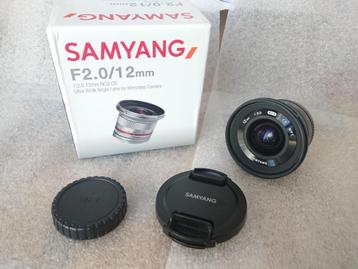 Samyang 12mm f/2.0 NCS CS zwart | MFT beschikbaar voor biedingen