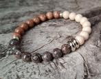 nieuwe 8mm herenarmband van Fossiele en edelsteenkralen, Ophalen of Verzenden, Nieuw