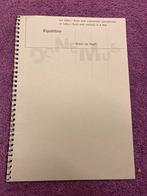 Equilibre, Robin de Raaff voor (alt)fluit en sopranino-sax, Muziek en Instrumenten, Bladmuziek, Gebruikt, Overige genres, Overige soorten