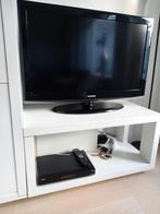 tv meubel wit eiken, Huis en Inrichting, Kasten | Televisiemeubels, Ophalen, Gebruikt, Modern en strak, Eikenhout