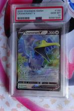 Pokemon Cramorant V Full Art Sword & Shield 2020 PSA 10, Ophalen of Verzenden, Nieuw, Losse kaart, Foil