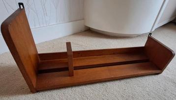 Teak Houten Boekenplank - jaren 60 - vintage beschikbaar voor biedingen