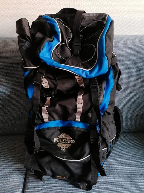 70 Liter Wilderness Trekking Pole Rugzak Rugtas Backpack, Sieraden, Tassen en Uiterlijk, Tassen | Rugtassen, Zo goed als nieuw