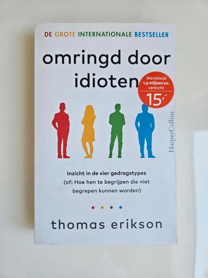 Omringd door idioten - Thomas Erikson, Boeken, Psychologie, Gelezen, Persoonlijkheidsleer, Ophalen of Verzenden