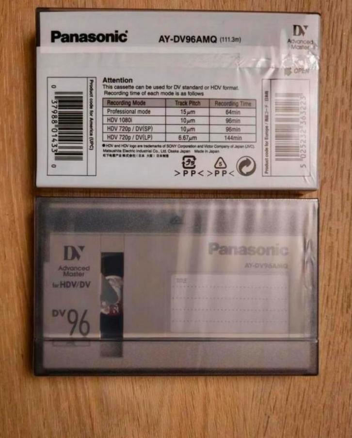 New 5x Panasonic Professionelere Broadcast DV CAM L 96 min., Audio, Tv en Foto, Videospelers, Nieuw, Videoband, Ophalen of Verzenden