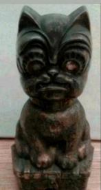 Antieke Spaarpot hond De tondeldoos verzilverd vintage Nr15, Verzamelen, Ophalen, Zo goed als nieuw, Dier