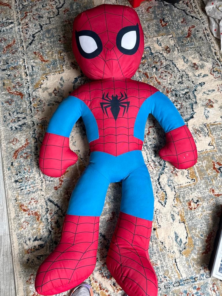 Grote Spider-Man knuffel - 1 meter!, Ophalen of Verzenden, Zo goed als nieuw, Overige typen