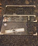 2st Koelkast glazen Planken 30cm X 46cm, Huis en Inrichting, Kasten | Overige, Ophalen of Verzenden, Gebruikt