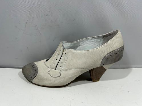 Nic dean. Maat 38, crème witte leren schoenen, Kleding | Dames, Schoenen, Zo goed als nieuw, Schoenen met hoge hakken, Wit, Verzenden