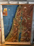Kaart van Palestina voor oud- en nieuw testament, Antiek en Kunst, Antiek | Schoolplaten, Ophalen, Aardrijkskunde