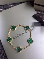 VCA Armband - Groene Klavers - 18kt Goud, Ophalen of Verzenden, Nieuw, Goud, Met bedels of kralen