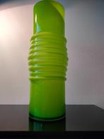 Sculptuur Vaas Vloervaas Groen Limoen Lemon 2000, Antiek en Kunst, Antiek | Glas en Kristal, Ophalen of Verzenden