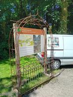 Massief ijzer: Rozenboog plantensteun obelisk hek tuinpoort, Ophalen