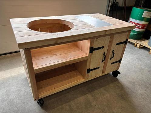 Barbecue meubel douglas hout, Tuin en Terras, Buitenkeukens, Nieuw, Inbouw, Vrijstaand, Ophalen of Verzenden