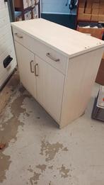 Houten kast met deuren en lades, Gebruikt, Minder dan 50 cm, Ophalen of Verzenden, 75 cm of meer