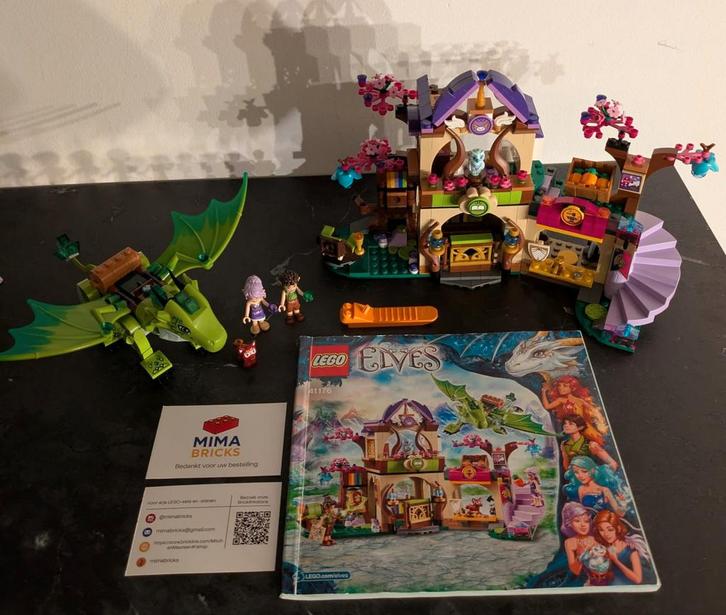 LEGO Elves 41176 - De geheime marktplaats, Kinderen en Baby's, Speelgoed | Duplo en Lego, Zo goed als nieuw, Lego, Complete set