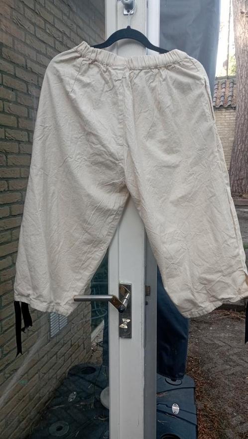 Leonardo carbone driekwartsbroek Wit XL, Kleding | Heren, Broeken en Pantalons, Zo goed als nieuw, Maat 56/58 (XL), Wit, Ophalen of Verzenden