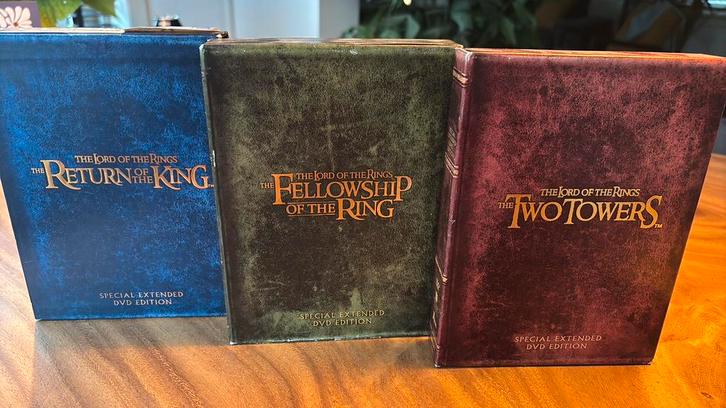 Extended DVD Edition’s Lord of the Rings - triologie, Cd's en Dvd's, Dvd's | Science Fiction en Fantasy, Zo goed als nieuw, Fantasy
