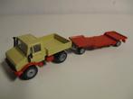 Siku Unimog met aanhanger, Hobby en Vrije tijd, Modelauto's | 1:50, Ophalen of Verzenden, Gebruikt, Hijskraan, Tractor of Landbouw
