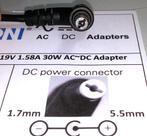 Acer Aspire ONE HP-A0301R3 19V 1.58A 30W AC Adapter oplader, Ophalen of Verzenden, Zo goed als nieuw, Acer