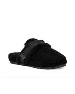 UGG Fluff It Unisex Pantoffels - Zwart maat 43, Ophalen of Verzenden, Nieuw, Zwart, Pantoffels of Sloffen